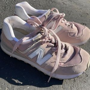Pink New Balance Athletic Shoes